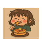 もぐもぐひかりちゃん（個別スタンプ：16）