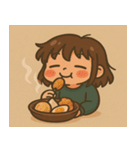 もぐもぐひかりちゃん（個別スタンプ：23）