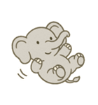 横転する動物たち（個別スタンプ：22）