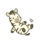横転する動物たち（個別スタンプ：38）