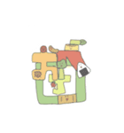 おベ団！ぱすてるばーじょん！！！！（個別スタンプ：1）