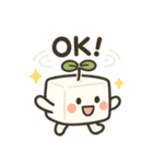 まめとーふ (Mame-Tofu)（個別スタンプ：1）