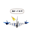 ✴︎☆折り鶴の世界☆✴︎連鶴＆切り絵折り鶴（個別スタンプ：30）