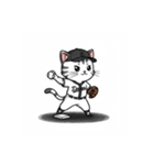 猫たちの野球大会スタンプ（個別スタンプ：2）