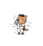 猫たちの野球大会スタンプ（個別スタンプ：12）