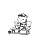 猫たちの野球大会スタンプ（個別スタンプ：13）