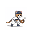 猫たちの野球大会スタンプ（個別スタンプ：26）