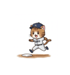 猫たちの野球大会スタンプ（個別スタンプ：27）
