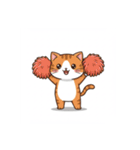 猫たちの野球大会スタンプ（個別スタンプ：31）