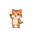 猫たちの野球大会スタンプ（個別スタンプ：32）