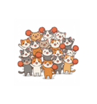 猫たちの野球大会スタンプ（個別スタンプ：36）