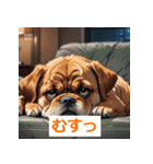 イヌのもっちりスタンプ（個別スタンプ：4）