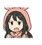 うさ耳パーカー少女2（個別スタンプ：6）