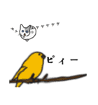 猫あるある（ぶち猫（白灰）／短毛）（個別スタンプ：29）