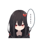 愛されないから不安なヤンデレちゃん2（個別スタンプ：5）