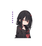愛されないから不安なヤンデレちゃん2（個別スタンプ：7）