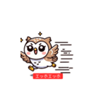 エッホエッホ いそげ！フクロウくん（個別スタンプ：2）