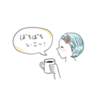 かわいい横顔の女の子（大阪弁）（個別スタンプ：11）