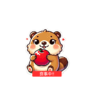 もふもふマーモットの日常（個別スタンプ：6）