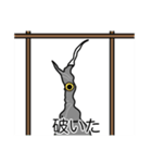 猫あるある（灰色猫／短毛）（個別スタンプ：36）