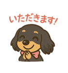 ゆるかわダックスフンド「くうる」（個別スタンプ：4）