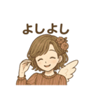 かわいい！甘えた天使ちゃん（個別スタンプ：8）