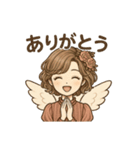 かわいい！甘えた天使ちゃん（個別スタンプ：22）