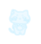 むちもちねこ♡みずいろ（個別スタンプ：18）
