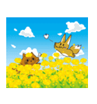 お出かけこんすけ＆たぬ吉2（個別スタンプ：2）