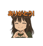 猫娘ちゃんの日常スタンプ（個別スタンプ：25）