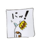あなあきヒマワリのスタンプ01（個別スタンプ：12）