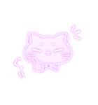 むちもちねこ♡むらさき（個別スタンプ：20）