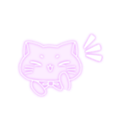 むちもちねこ♡むらさき（個別スタンプ：21）