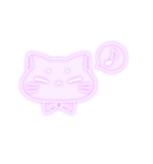 むちもちねこ♡むらさき（個別スタンプ：22）