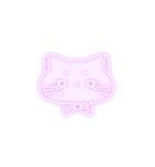 むちもちねこ♡むらさき（個別スタンプ：24）