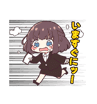 はたらく！スーツ女子の就労スタンプ！（個別スタンプ：22）