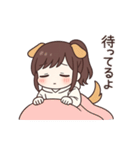 ポニーテールの犬系彼女（個別スタンプ：21）