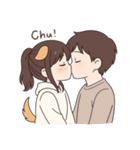 ポニーテールの犬系彼女（個別スタンプ：39）