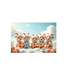 Cute Cats 【ネコヤギ雲海・英語編】（個別スタンプ：1）