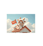 Cute Cats 【ネコヤギ雲海・英語編】（個別スタンプ：3）