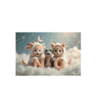 Cute Cats 【ネコヤギ雲海・英語編】（個別スタンプ：12）
