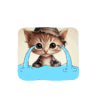 毎回使えるスタンプ可愛い子猫（個別スタンプ：6）