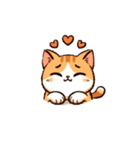 ゆるゆる にゃんこ（個別スタンプ：4）