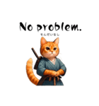 Samurai cat3,侍猫3（個別スタンプ：2）