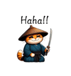 Samurai cat3,侍猫3（個別スタンプ：9）