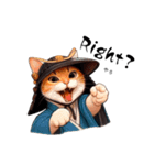 Samurai cat3,侍猫3（個別スタンプ：11）