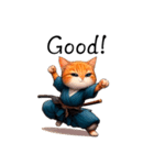 Samurai cat3,侍猫3（個別スタンプ：12）