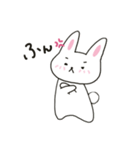 まゆげのうささん恋をする♪（個別スタンプ：5）