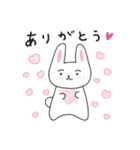 まゆげのうささん恋をする♪（個別スタンプ：10）