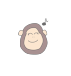っぽいゴリラ（透過ver.）（個別スタンプ：1）